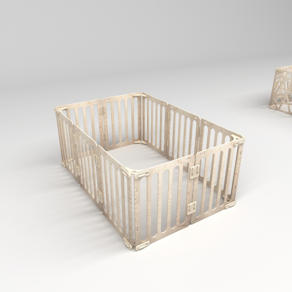 Манеж Bruca Белёное Дерево Классика 1,5*2м