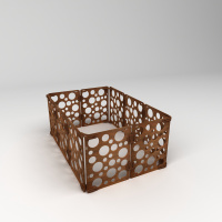 Манеж Bruca Тёмное Дерево в Круге 1,5*2м