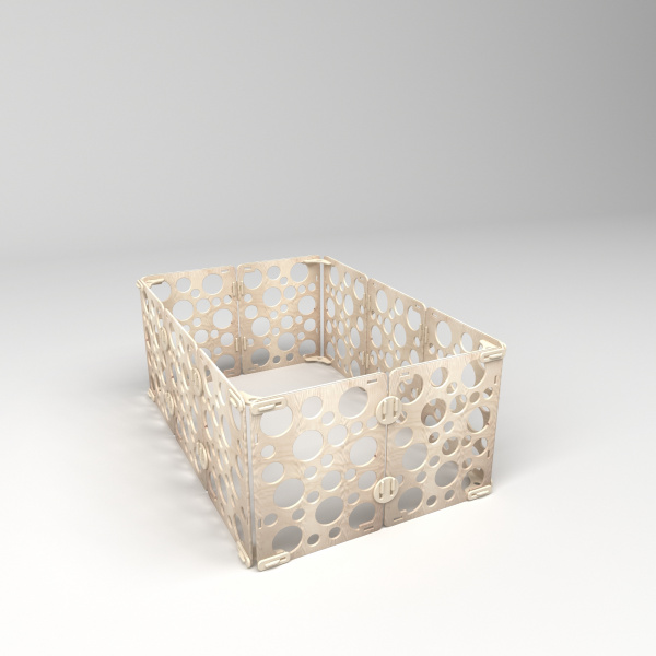 Манеж Bruca Белёное Дерево в Круге 1,5*2м