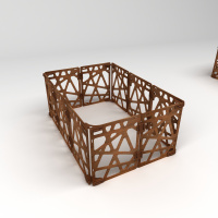 Манеж Bruca Тёмное Дерево Паутинка 1,5*2м